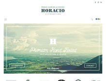Tablet Screenshot of horacio-distribution.com